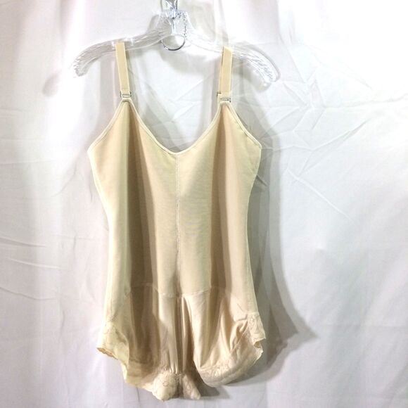 NEW SHAPERX Beige Tummy Control Shapewear Bodysuit Size 3XL New With Tags - Picture 5 of 8